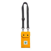 Yellow cotton phone wallet